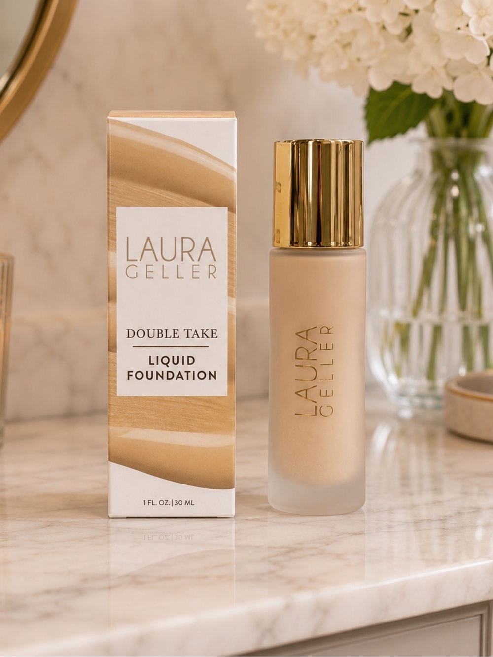 Laura Geller Double Take Liquid Foundation - medium